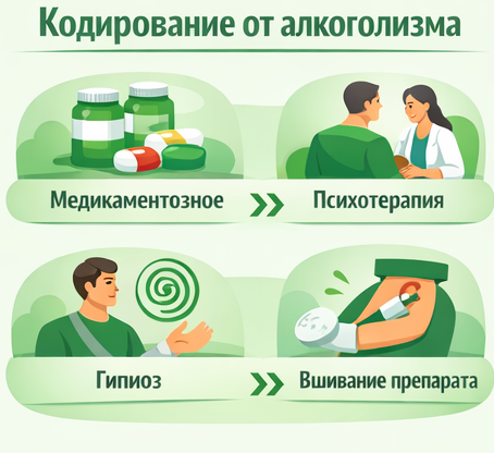 кодирование от алкоголизма в Железнодорожном Санати